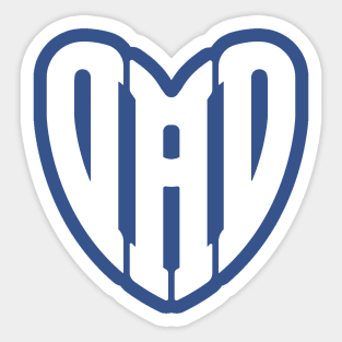 Dad Heart - Pocket Sticker